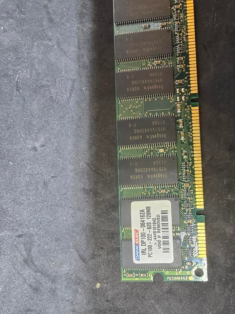 128MB PC100 RAM Module - Vintage Computer Geheugen, Computers en Software, RAM geheugen, Gebruikt, Desktop, 128 GB, DDR, Ophalen of Verzenden