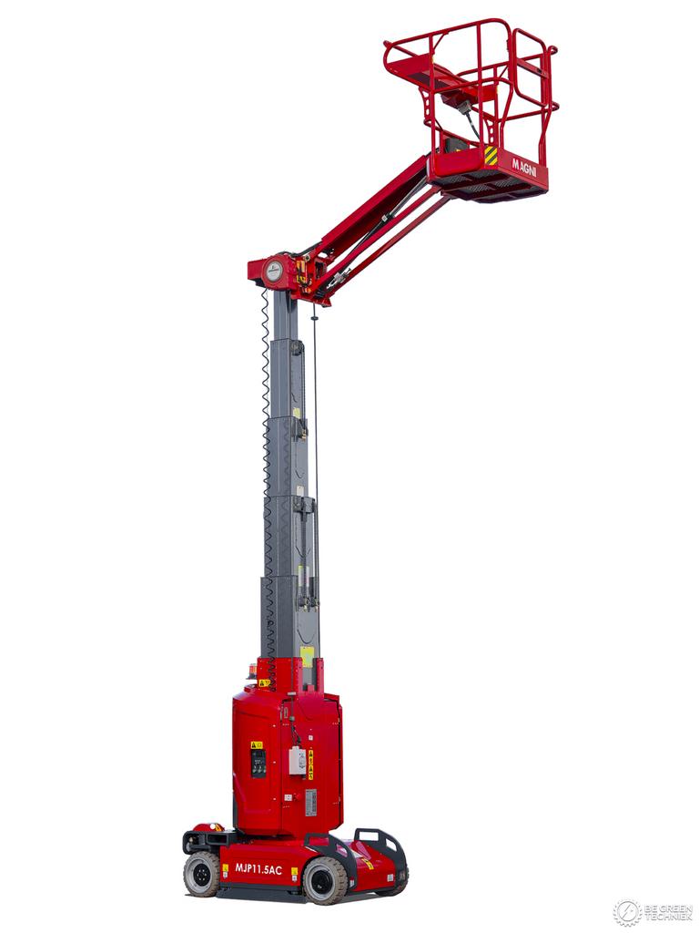 Magni masthoogwerker te huur 11 meter hoogte 3 meter reiken, Ophalen of Verzenden, Overige typen, 5 meter of hoger