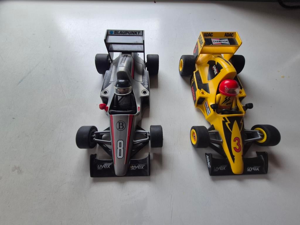 Playmobil F1 Auto Set, Ophalen of Verzenden, Gebruikt, Complete set