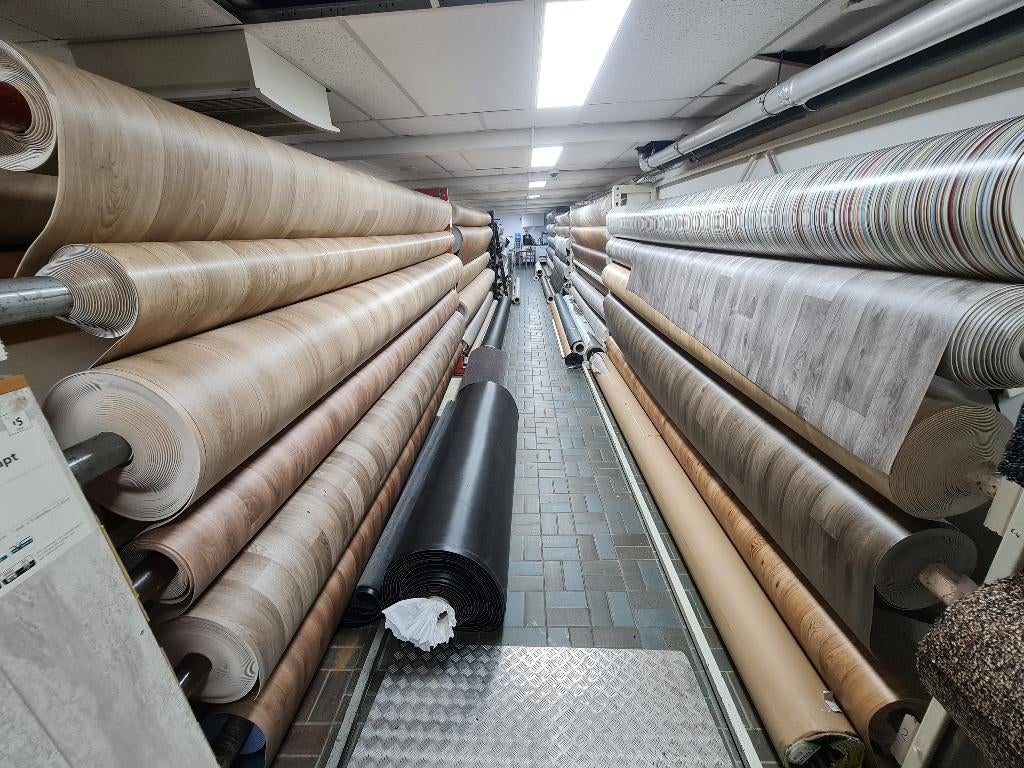 Vinyl vloer Rotterdam! Goedkoop & snel je woning omtoveren!!, Ophalen, 75 m² of meer, Nieuw, Crème