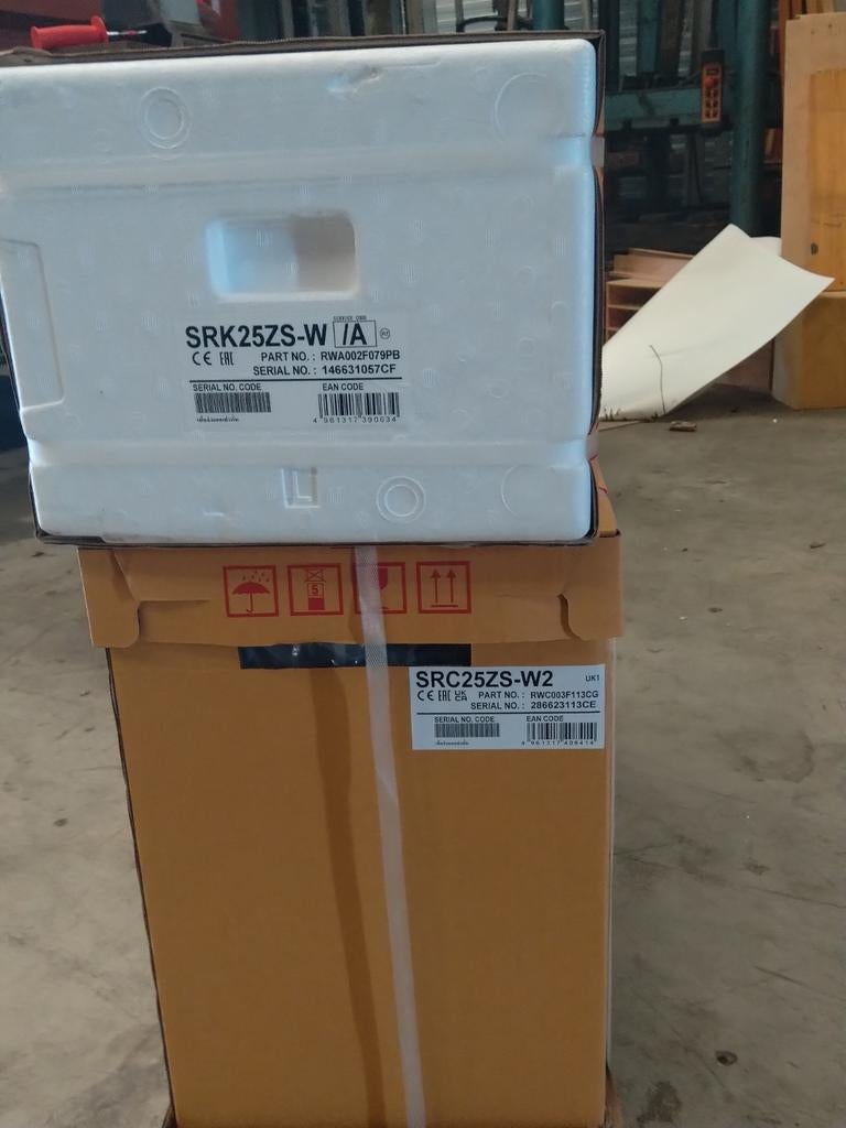 warmtepoomp Mitsubishi heavy industries srk-src25zs-w airco, Ophalen of Verzenden, Nieuw