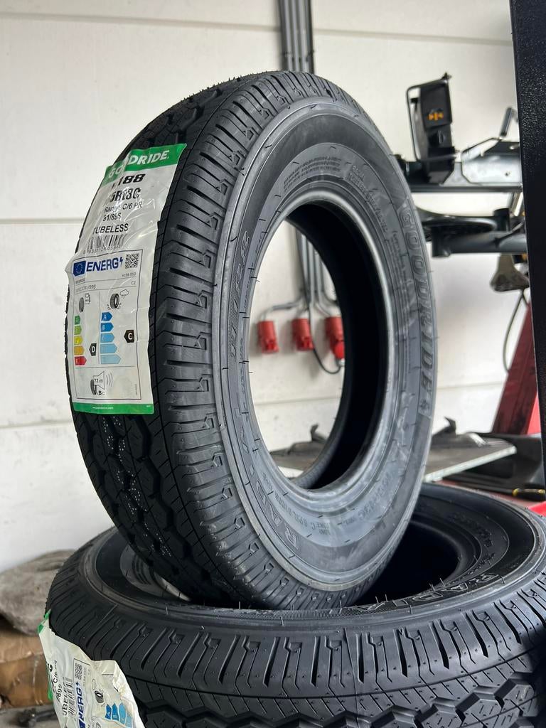 Aanhangerbanden Caravanbanden 165R13C - 185R14C - 195/70R15C, Overig, 13 inch, Jacob Lemairestraat 26, Nieuw