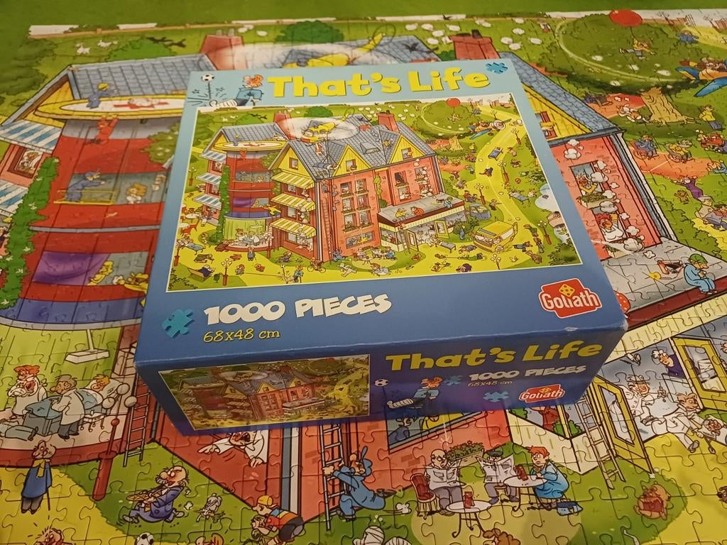 That's Life Puzzel Ziekenhuis - 1000 stukjes, Ophalen of Verzenden, 500 t/m 1500 stukjes, Gebruikt, Legpuzzel