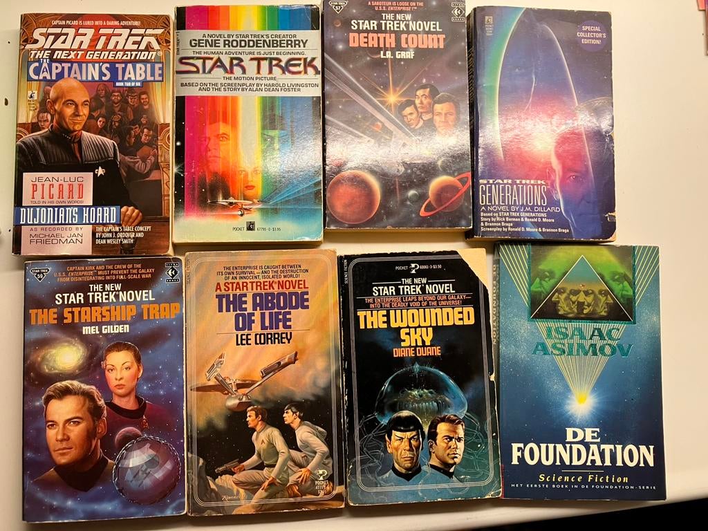 Antieke Star Trek Pocket Boeken Collectie, Ophalen of Verzenden, Gelezen