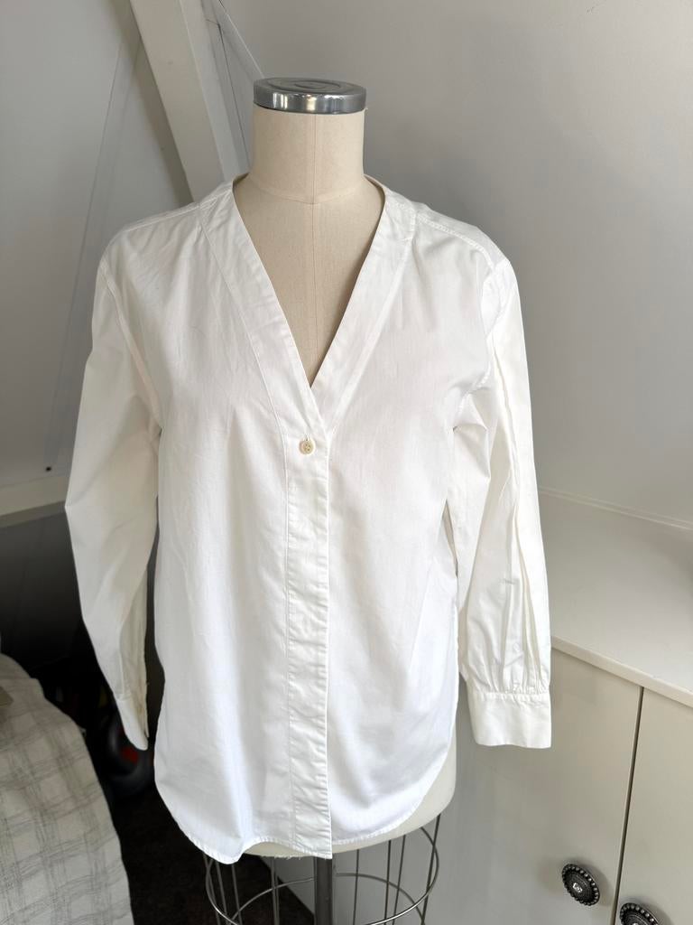 FILIPPA K witte mooie blouse zijde katoen mt 34/36 CHCS, Kleding | Dames, Wit, Ophalen of Verzenden, Maat 36 (S), Filippa K