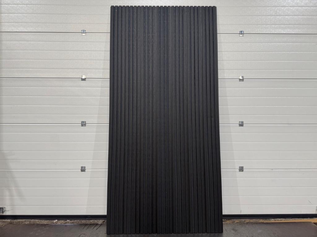 Composiet wandbekleding zwart houtnerf, Doe-het-zelf en Verbouw, Platen en Panelen, Ophalen of Verzenden, Nieuw, Overige materialen