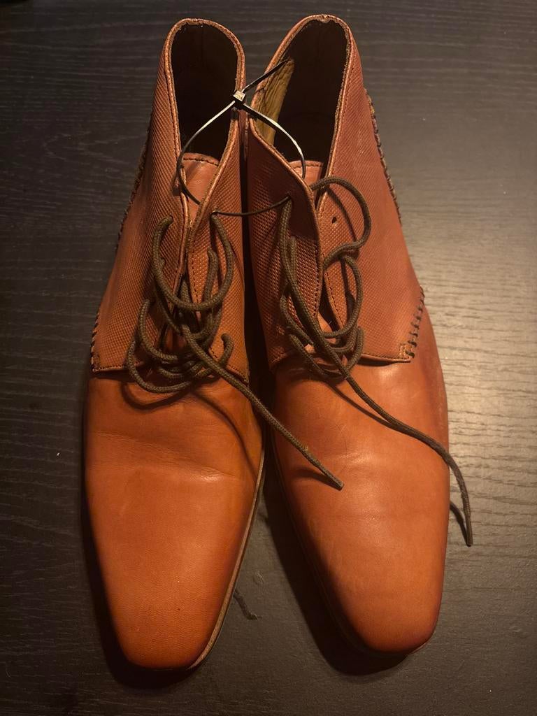 Bruine Paulo Bellini Nette Schoenen Maat 43, Bruin, Ophalen of Verzenden, Gedragen, Veterschoenen