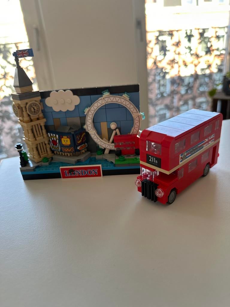Lego londen highlights - big ben, picadilly circus, eye, Ophalen of Verzenden, Zo goed als nieuw