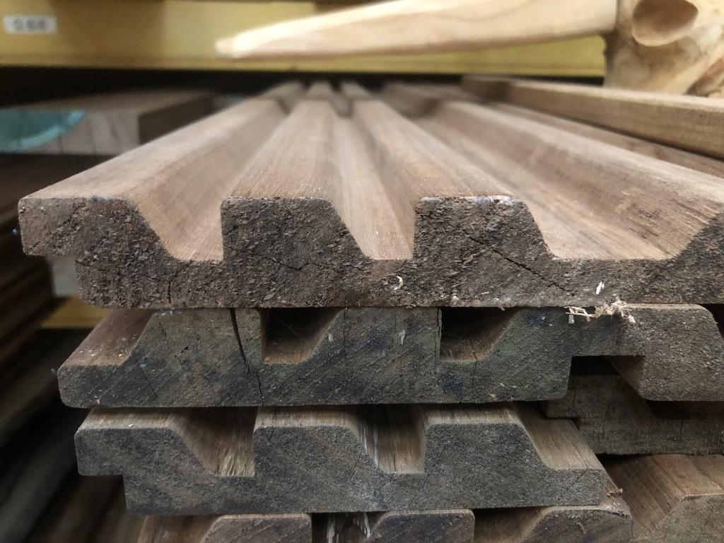 Frake triple Rabat prijsverlaging dubbel blok barcode 3D, Ophalen, Planken, Nieuw, Hardhout