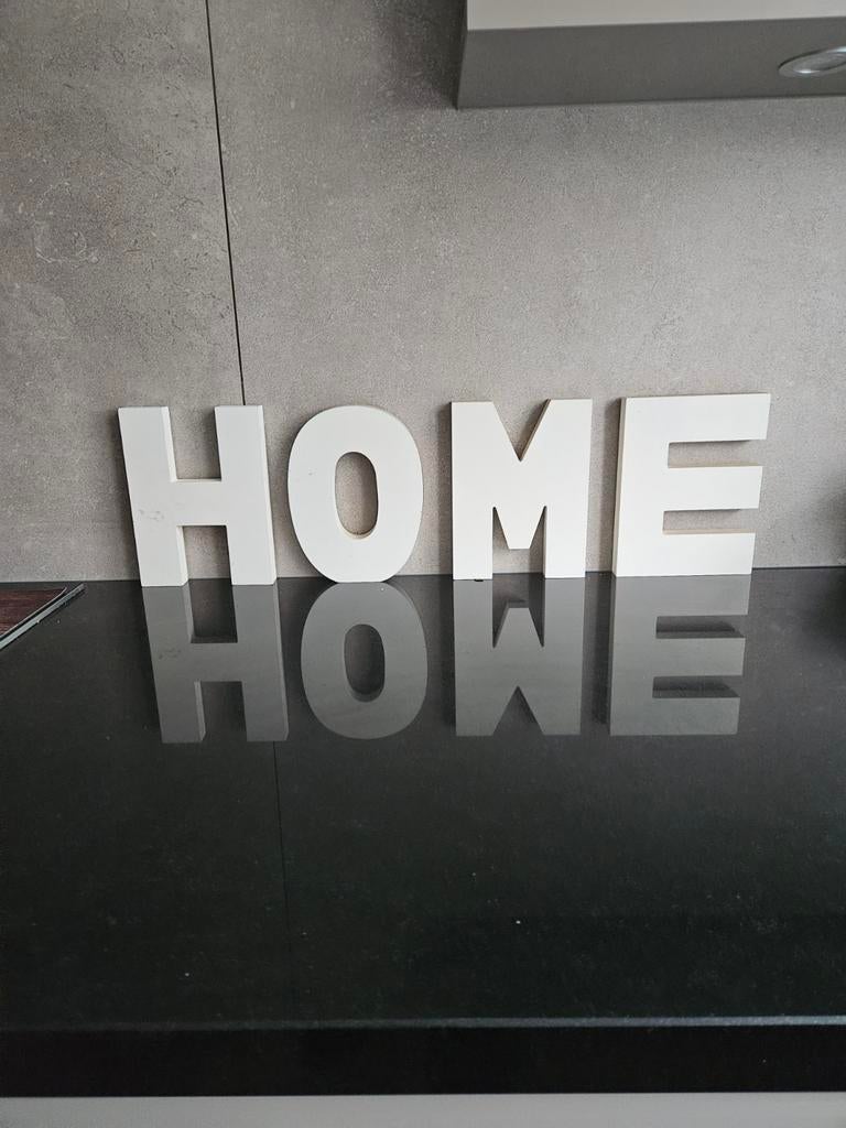Decoratieve houten letters 'Home', Ophalen