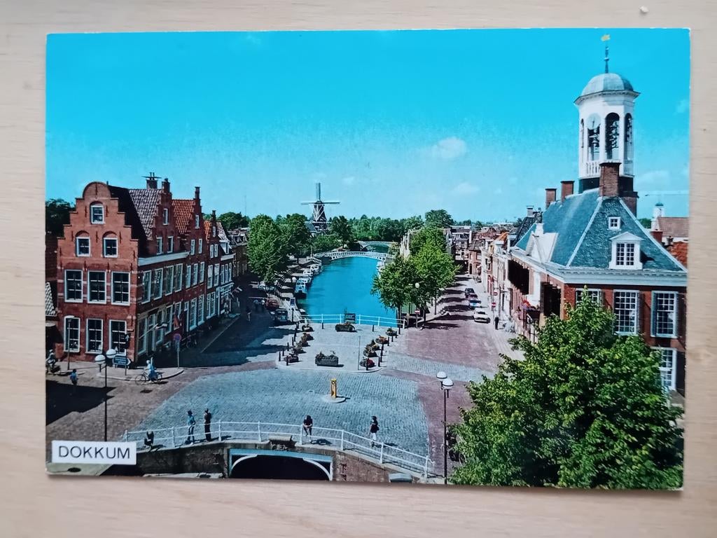 Ansichtkaart Dokkum, Ophalen of Verzenden