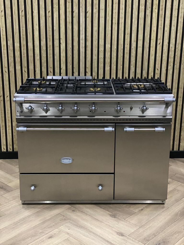 Luxe Lacanche Inox 110cm Gasoven + Warmhoudkast