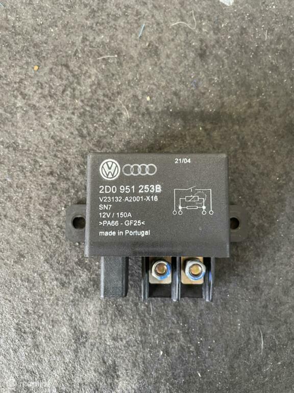 Relais 2D0951253 2D0951253B Audi VW Touareg A6 Q7, Ophalen of Verzenden, Gebruikt