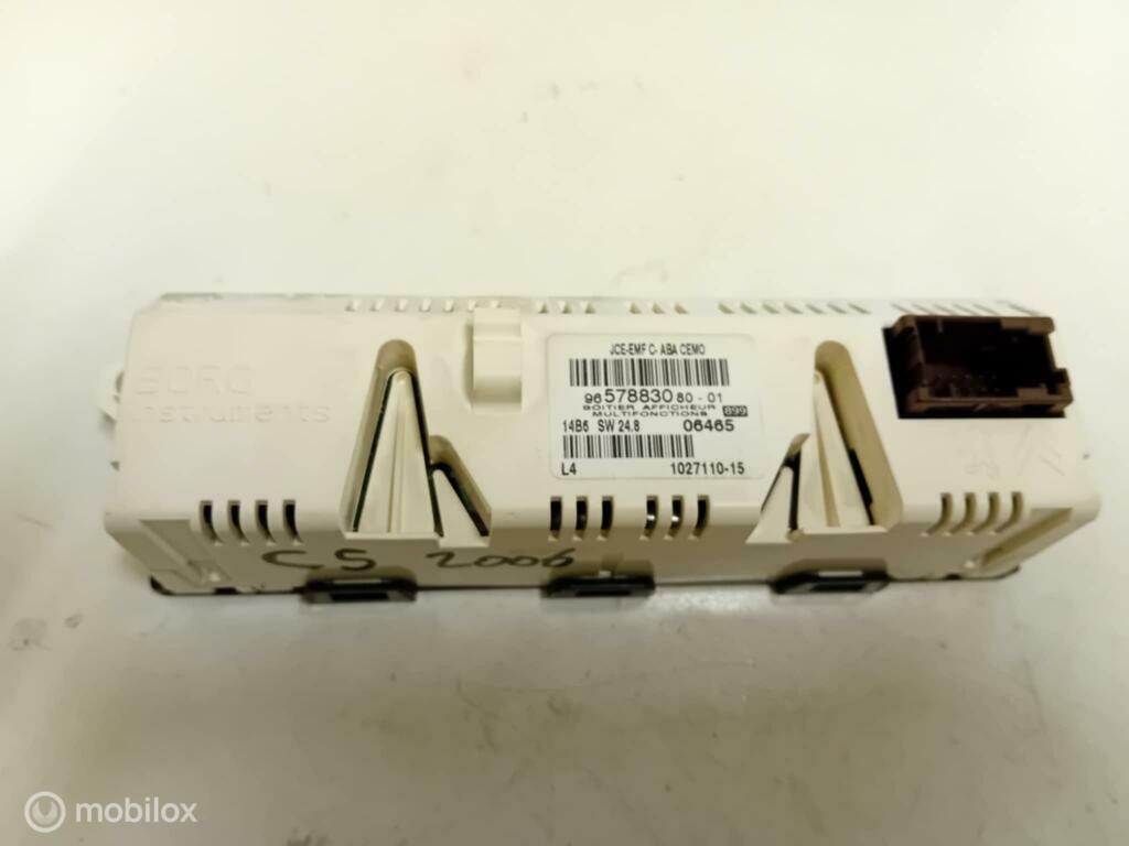 Display interieur Citroen C5 9657883080, Gebruikt, Ophalen of Verzenden