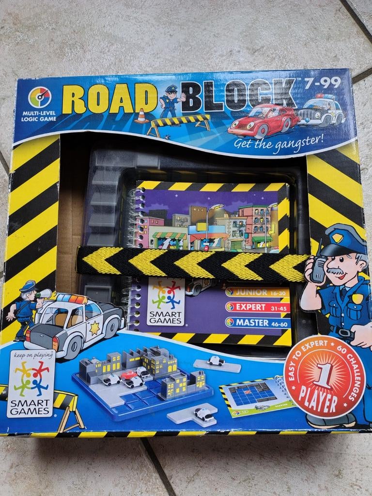 Road Block Smart Games - Logisch Denkspel, Een of twee spelers, Ophalen of Verzenden, Zo goed als nieuw, Smart Games