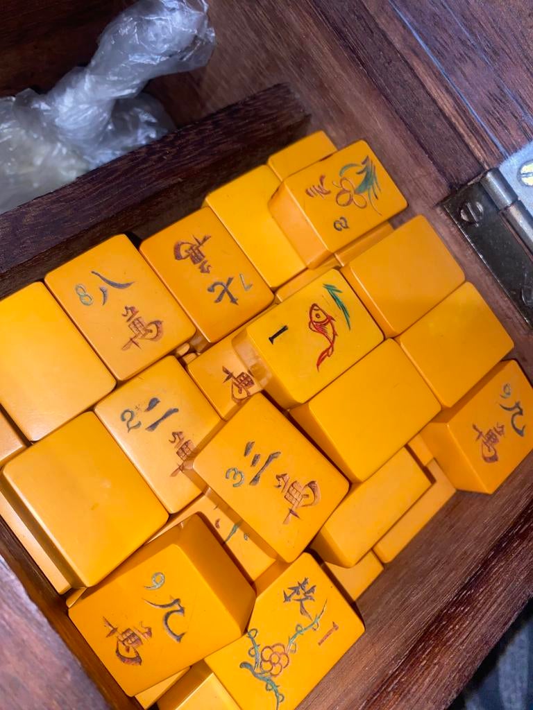 Mahjong, Ophalen of Verzenden, Overige materialen