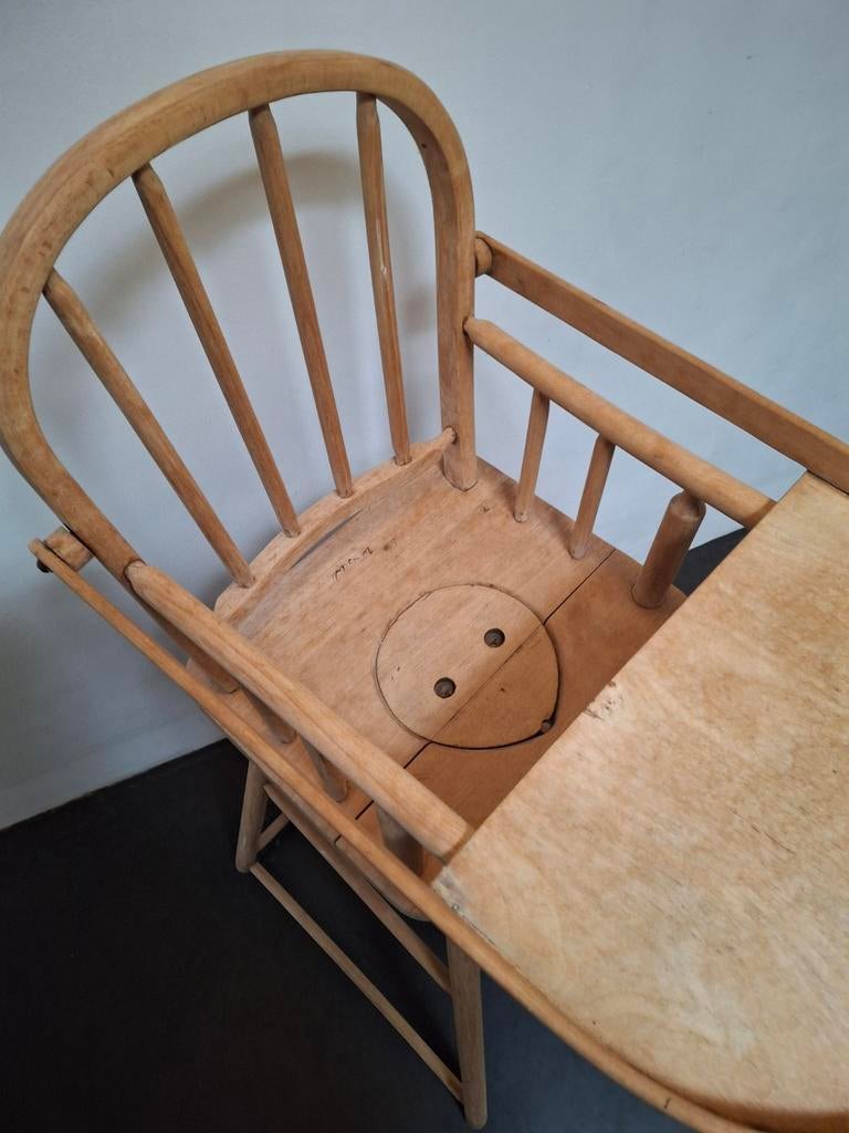 Houten kinderstoel, Ophalen, Gebruikt, Meegroeistoel