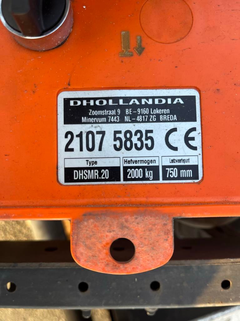 Dhollandia Laadklep DHSMR20 - 2021 - Gegalvaniseerd, Ophalen of Verzenden