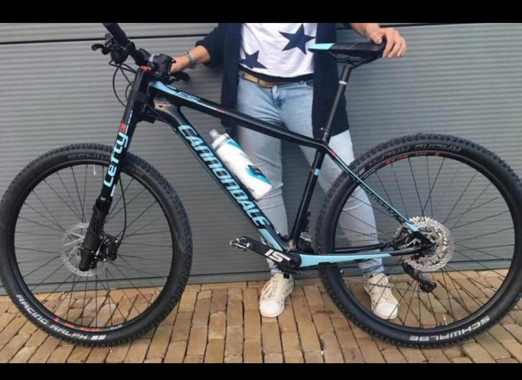 Cannondale F-Si Carbon Lefty MTB - Maat M, Gebruikt, Hardtail, 49 tot 53 cm, Dames