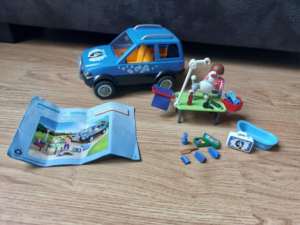 Playmobil 9278 - Dierenverzorgingsauto, Ophalen of Verzenden, Gebruikt, Complete set