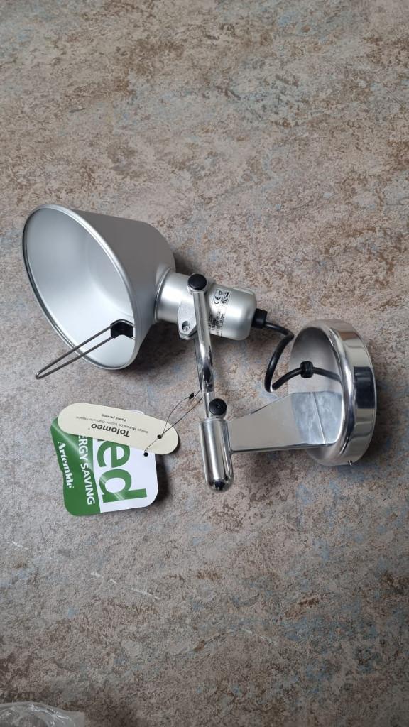 Artemide Tolomeo Faretto LED wandlamp, Ophalen, Zo goed als nieuw, Metaal, Modern