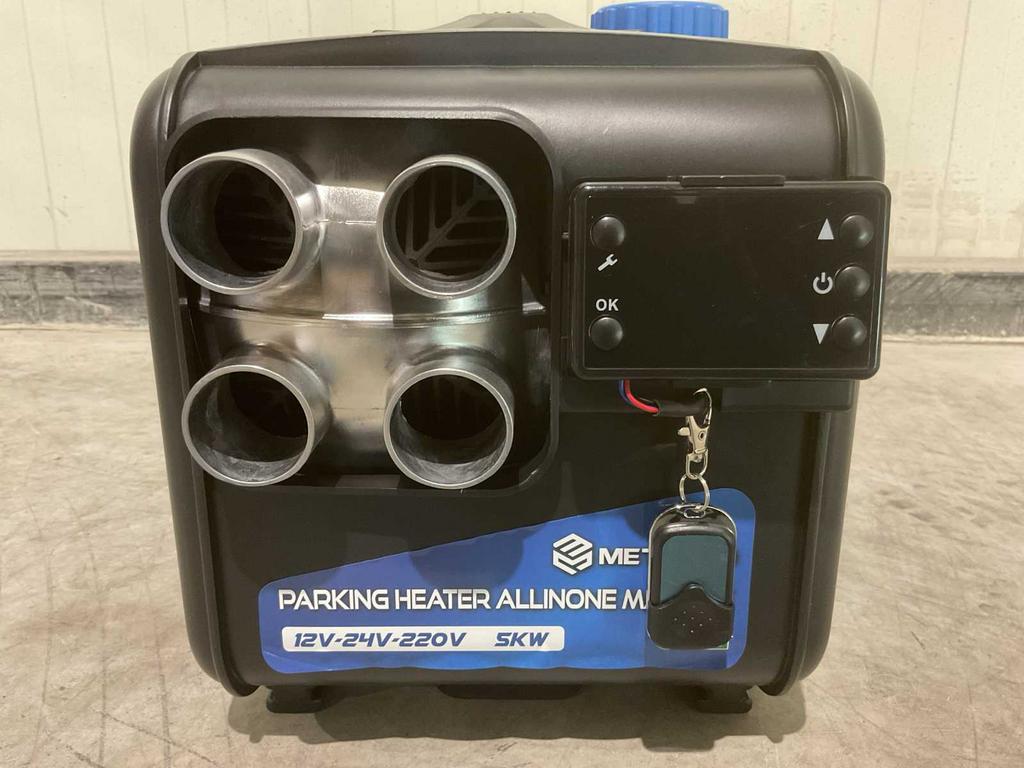Metallo parking heater 5000w heteluchtkanon diesel heater ‼️, Ophalen, Minder dan 60 cm, 800 watt of meer, Kachel