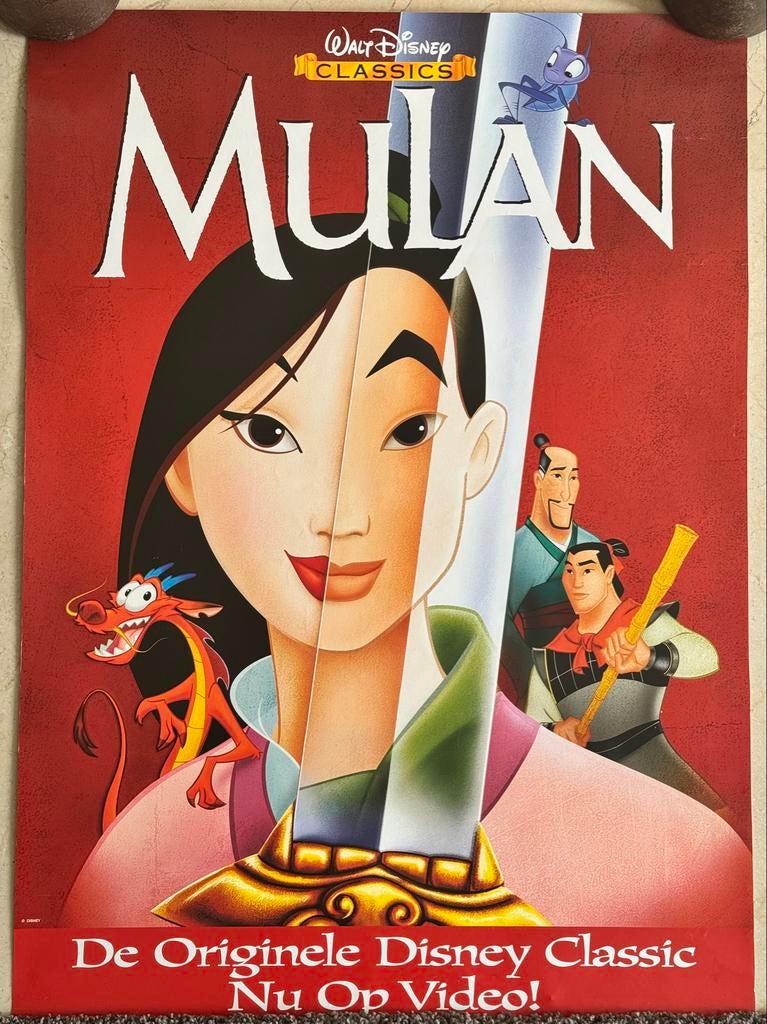 Originele Disney Film Posters - 50x70cm, Rechthoekig Staand, Ophalen of Verzenden, Zo goed als nieuw, A1 t/m A3