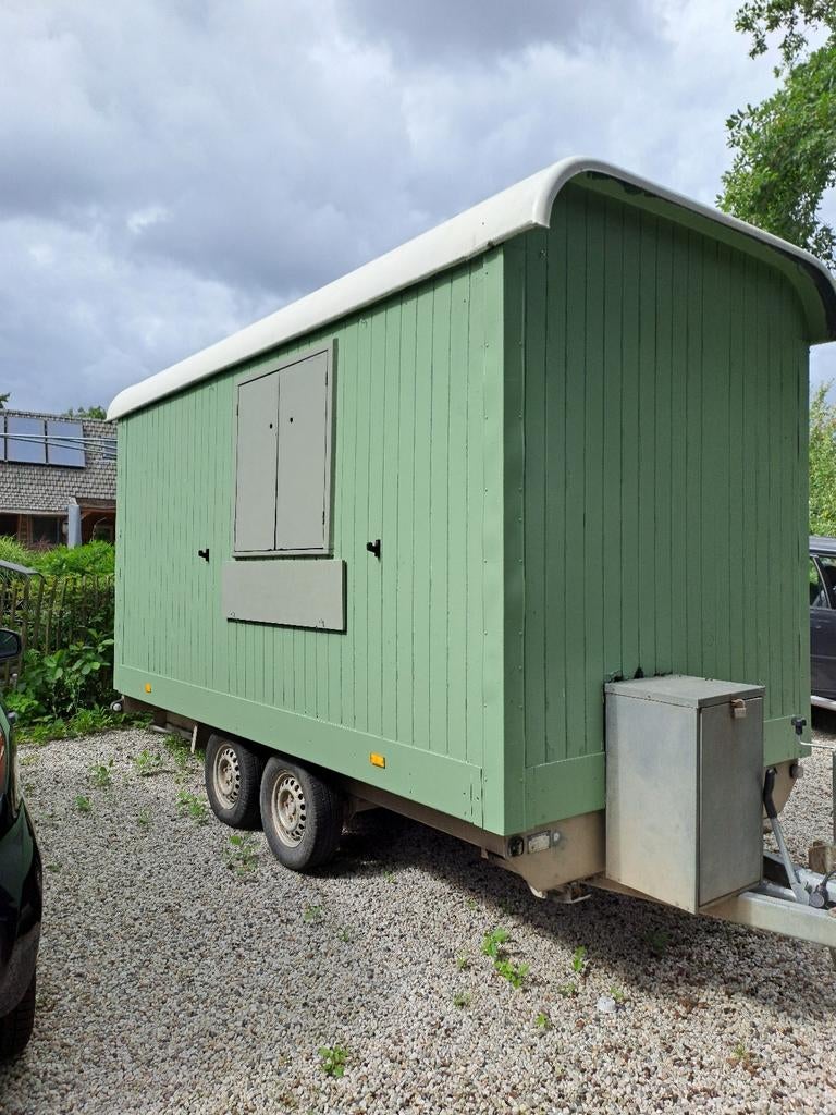 Tinny house of keet, Doe-het-zelf en Verbouw, Bouwketen en Schaftketen, Ophalen, Zo goed als nieuw
