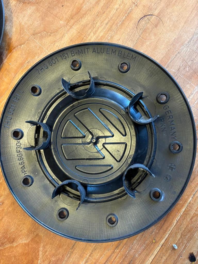 VW Originele Wieldoppen 5 Gaats T5/T6, Ophalen of Verzenden, Gebruikt