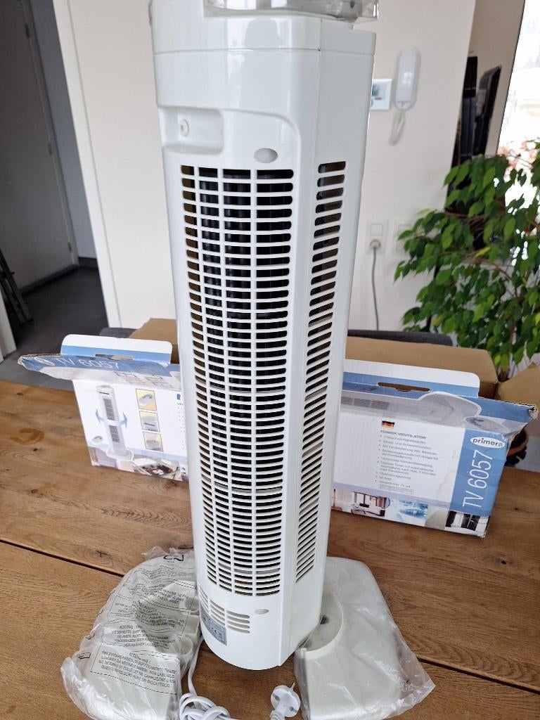 Toren ventilator Primera, Ophalen, Ventilator met afstandsbediening, Zo goed als nieuw, Torenventilator