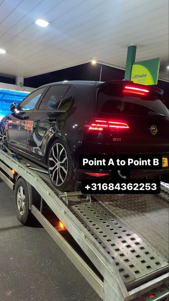 Auto’s transporteren en sleepdiensten , Help auto’s met pech, Met chauffeur, Aanhangwagen