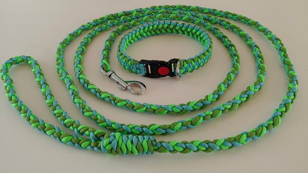 Riem plus Halsband.Kleur/Maat naar wens., Dieren en Toebehoren, Ophalen of Verzenden, Nieuw, Hondenriem