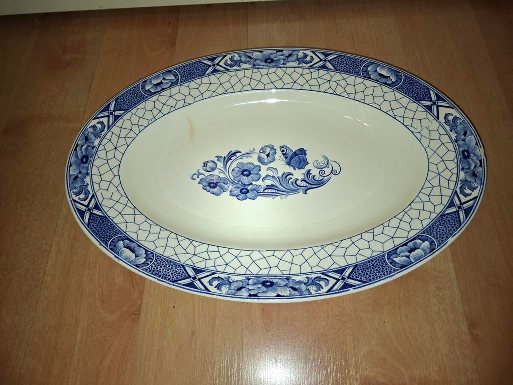 Societe Ceramique Butterflij Schaal, Ophalen of Verzenden