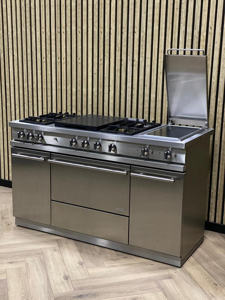 Lacanche Westahl Inox 150cm Full Option + Hete Lucht, 60 cm of meer, Grill, Ophalen of Verzenden, Zo goed als nieuw