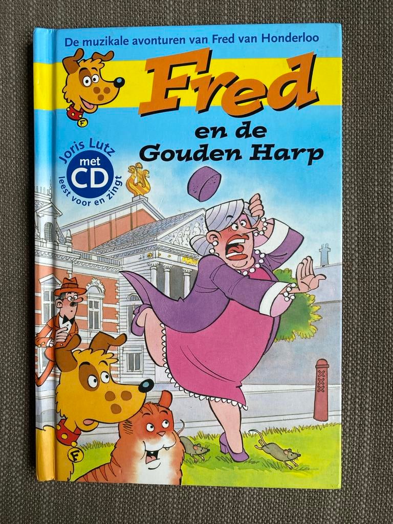 Bram Klein - Fred en de gouden harp met cd, Gelezen, Fictie algemeen, Bram Klein; Joris Lutz; Bart Wijtman, Ophalen of Verzenden