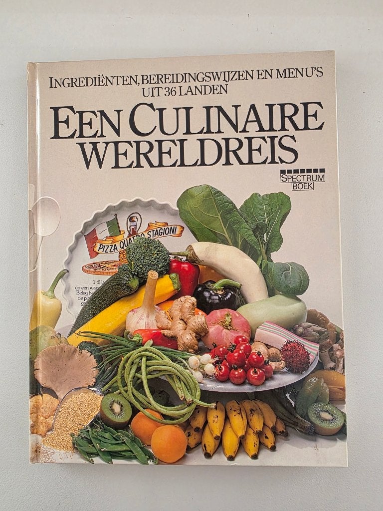 Boek: Een Culinaire Wereldreis., Boeken, Kookboeken, Gezond koken, Zo goed als nieuw, Marianne Moonen&Kwee Siok Lan, Tapas, Hapjes en Dim Sum