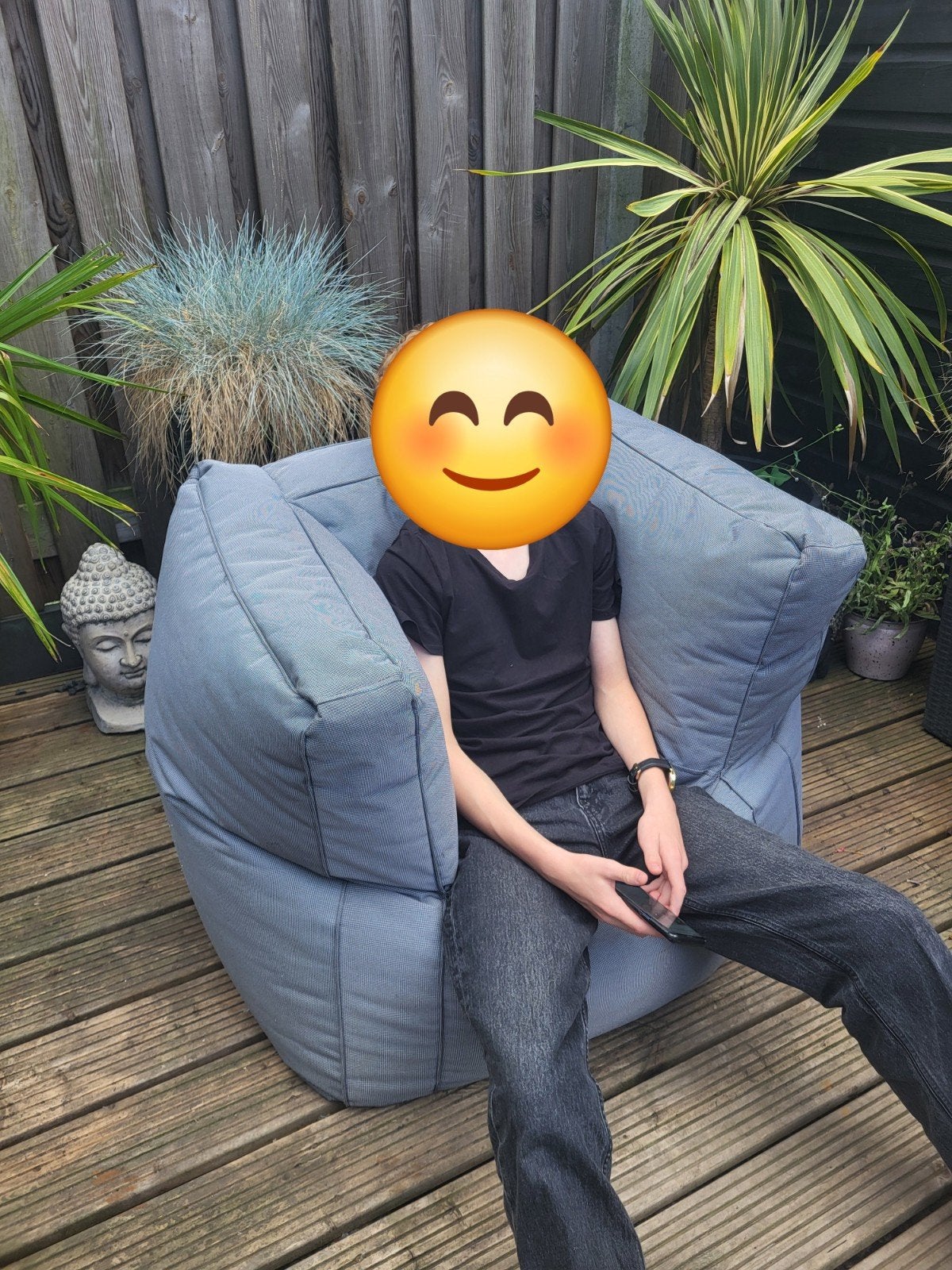 Lounge zitzak, Ophalen, Gebruikt, Overige materialen