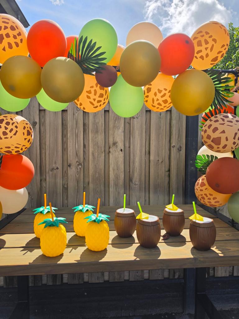 Ananas en kokosnootbeker, Ophalen of Verzenden, Versiering