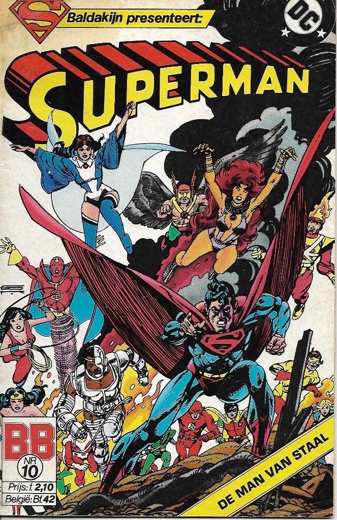 Superman - Nr. 10: De man van Staal, Eén comic, Ophalen of Verzenden, Gelezen, Amerika