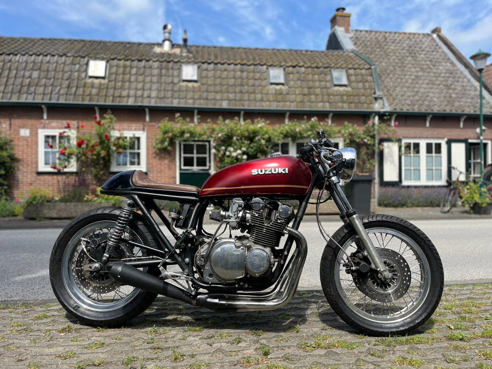 Caferacer Suzuki GS750 bj ‘77, Ophalen of Verzenden, Gereviseerd