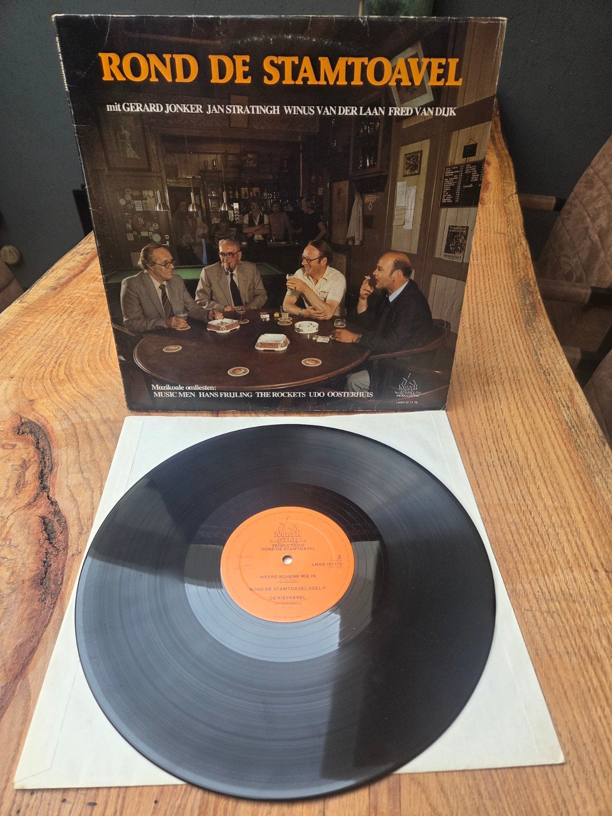 Rond de Stamtoavel LP - Gerard Jonker, Jan Stratingh, Ophalen of Verzenden, Gebruikt, 12 inch, LP