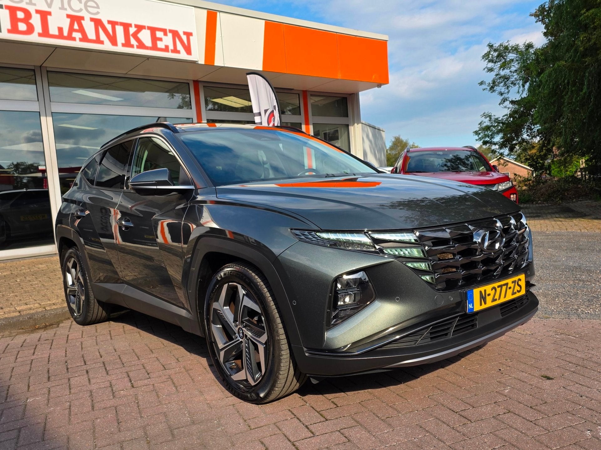 Hyundai Tucson 1.6 T-GDI HEV Premium Sky Automaat BJ.2022 /, Auto's, Dealer onderhouden, Gebruikt, Euro 6, 4 cilinders