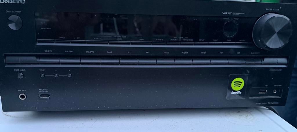 Onkyo TX-NR656 AV-receiver - in zeer mooie staat, Ophalen of Verzenden, 120 watt of meer, Onkyo, Gebruikt
