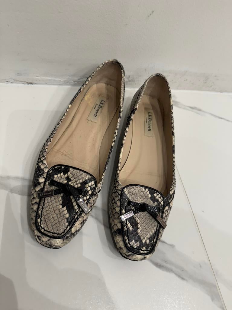 Leather moccasin LK Bennett, Overige kleuren, Ophalen of Verzenden, Espadrilles of Moccasins, Gedragen