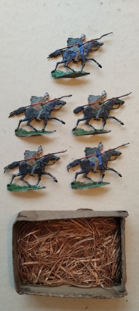 Flachfiguren, tinnen ruiters, Antiek en Kunst, Ophalen of Verzenden