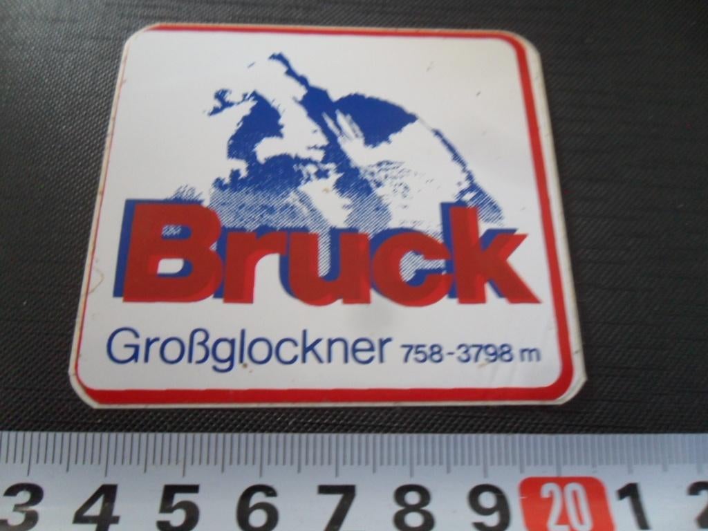 sticker  Oostenrijk BRUCK Großglockner 748 - 3798 m, Ophalen, Zo goed als nieuw