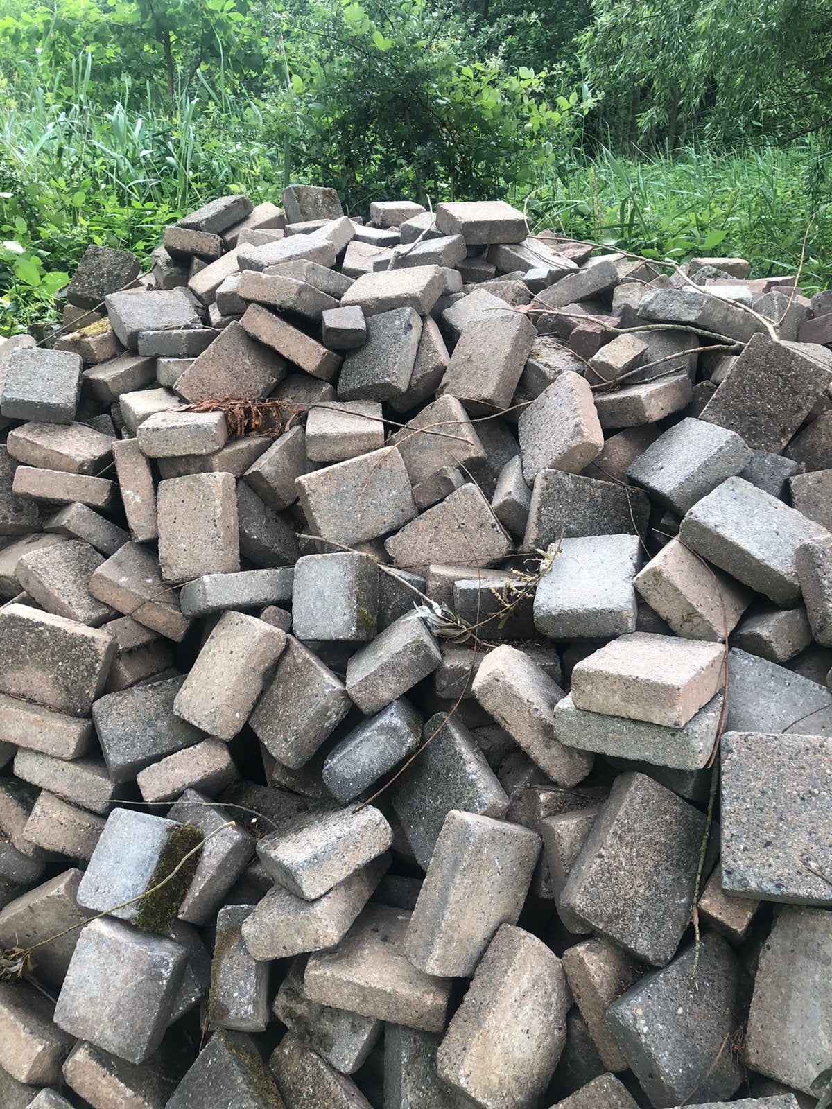 Gebruikte betontegels/klinkers voor tuin of oprit, Ophalen, Overige materialen, Gebruikt, Overige typen