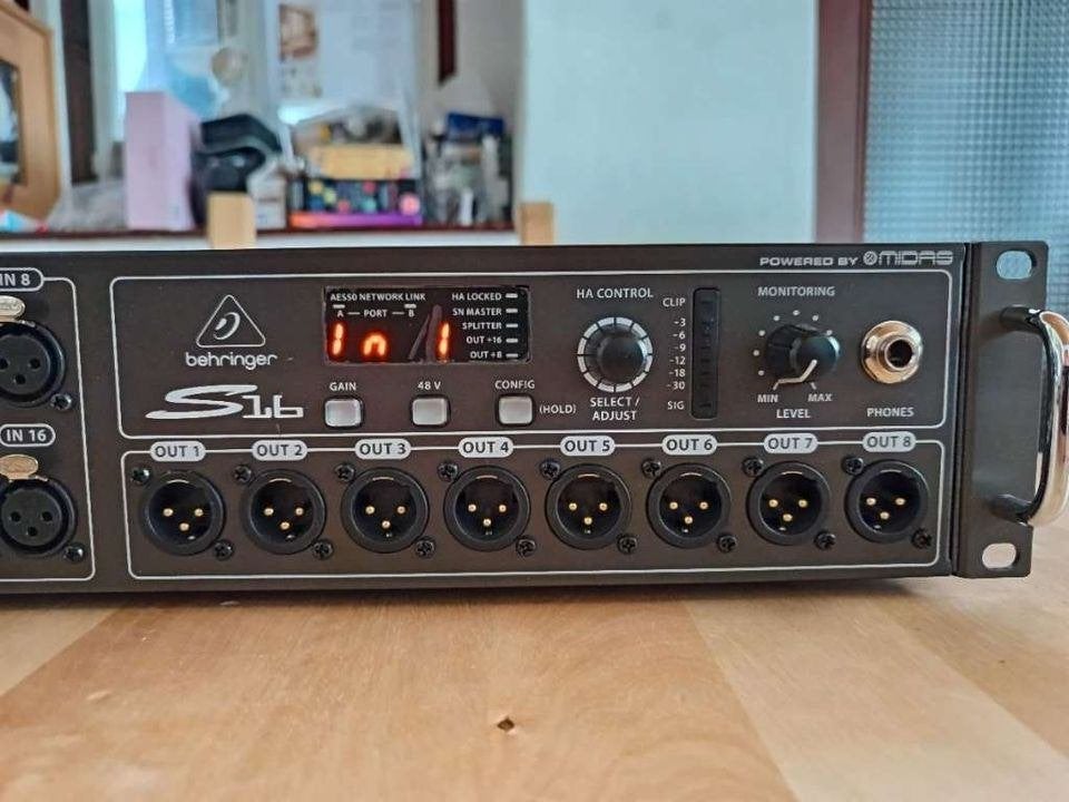 Behringer S16 Stagebox, Muziek en Instrumenten, Mengpanelen, Ophalen of Verzenden, Zo goed als nieuw