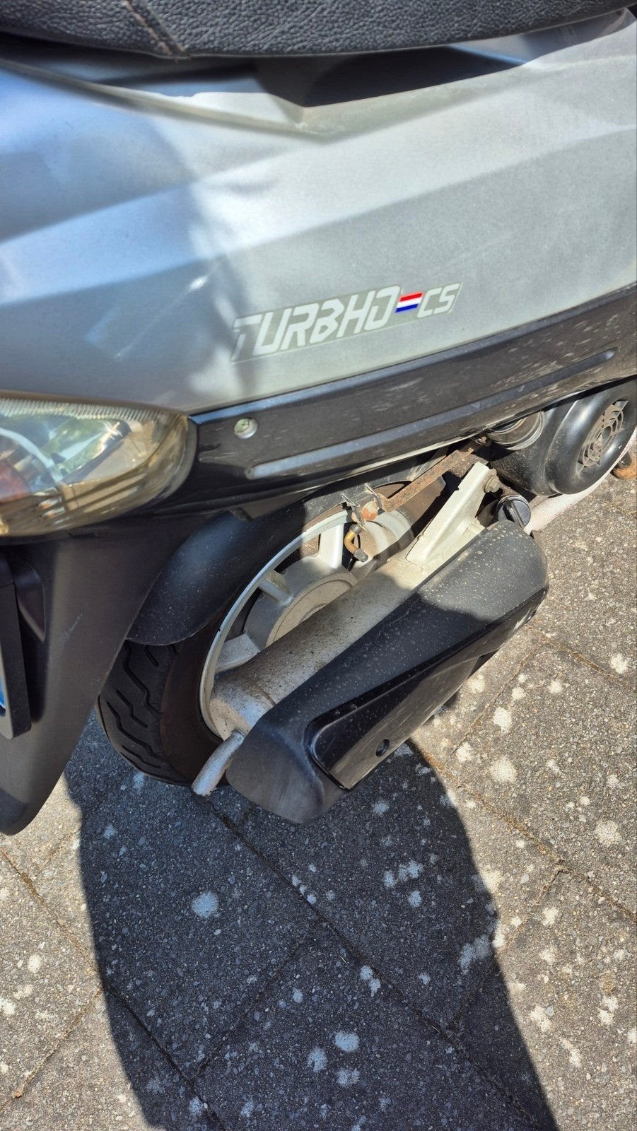 Turbho scooter te koop - onderdelen of opknapper, Ophalen of Verzenden, Gebruikt, Benzine, Overige merken