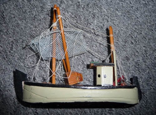 Vissersbootje decoratie, Ophalen of Verzenden, Gebruikt